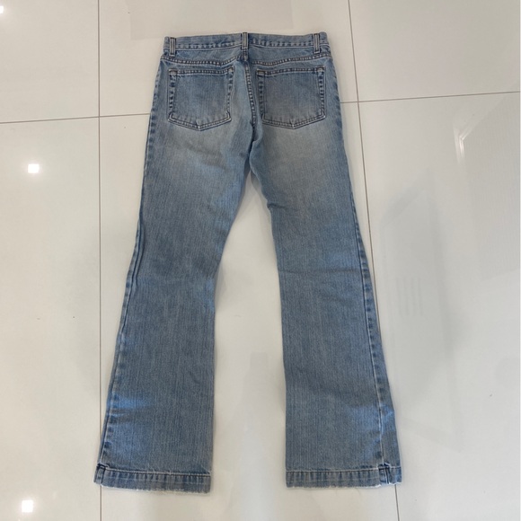 Low Rise Authentic Y2K Bootcut GAP Faded Denim Wash Jeans - Picture 4 of 6